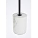 preview thumbnail 7 of 17, 1-Light Table Lamp with Frosted White Glass