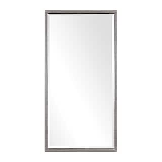 62” Metallic Silver Gabelle Wall Mirror