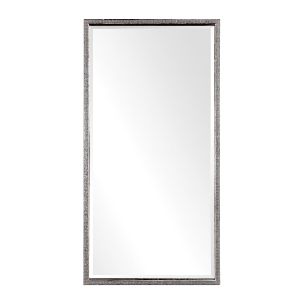 62” Metallic Silver Gabelle Wall Mirror