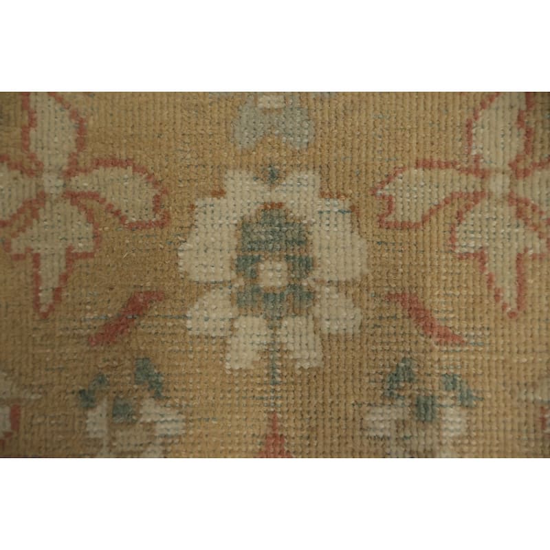 Hand Knotted Oriental 100% Wool Carpet Traditional All-Over Brown Ziegler Area Rug - 3' 10'' X 2' 0''