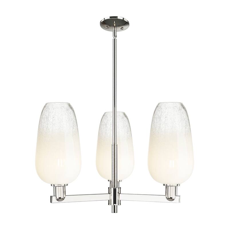 Innovations Lighting Downtown Urban - Brookhaven Flute - 3 Light 18" Stem Hung Chandelier