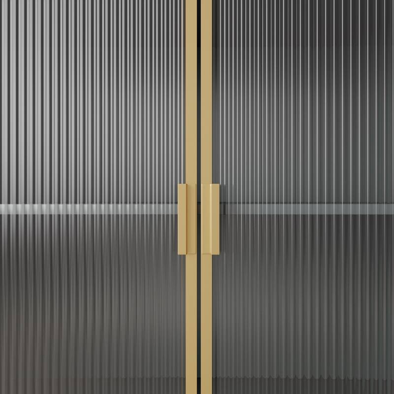 47.64" "3 Doors Modern Sideboard with 3 Top Drawers, Freestanding Sideboard Storage Cabinet