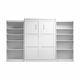 preview thumbnail 6 of 43, Pur Queen Murphy Bed with 2 Storage Units (137W) by Bestar