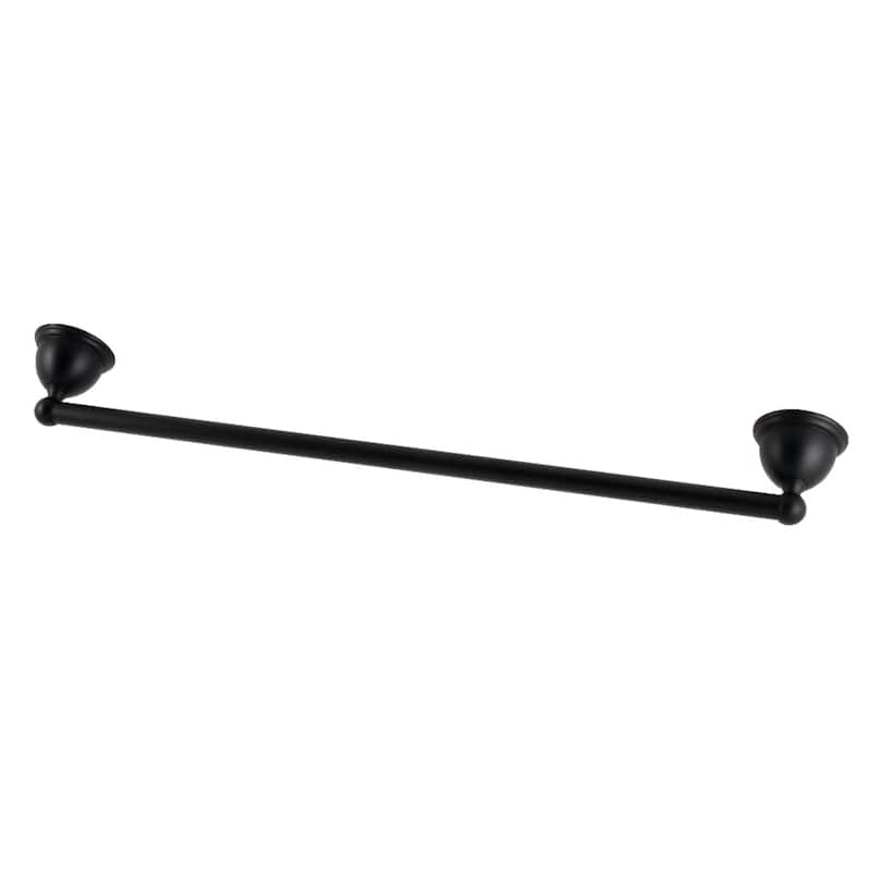 Restoration 24-Inch Towel Bar - Matte Black