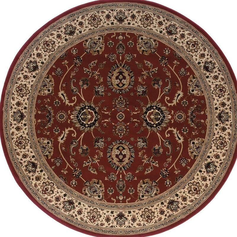 HomeRoots Oriental Traditional Square Area Rug