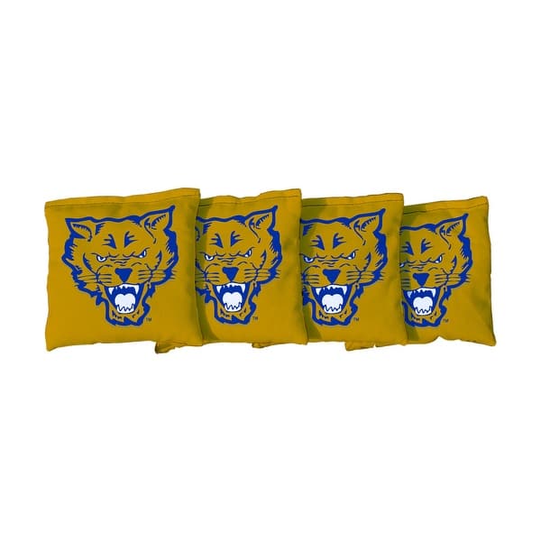 slide 2 of 3, Fort Valley State Wildcats Gold Cornhole Bags All-Weather Resin Filled