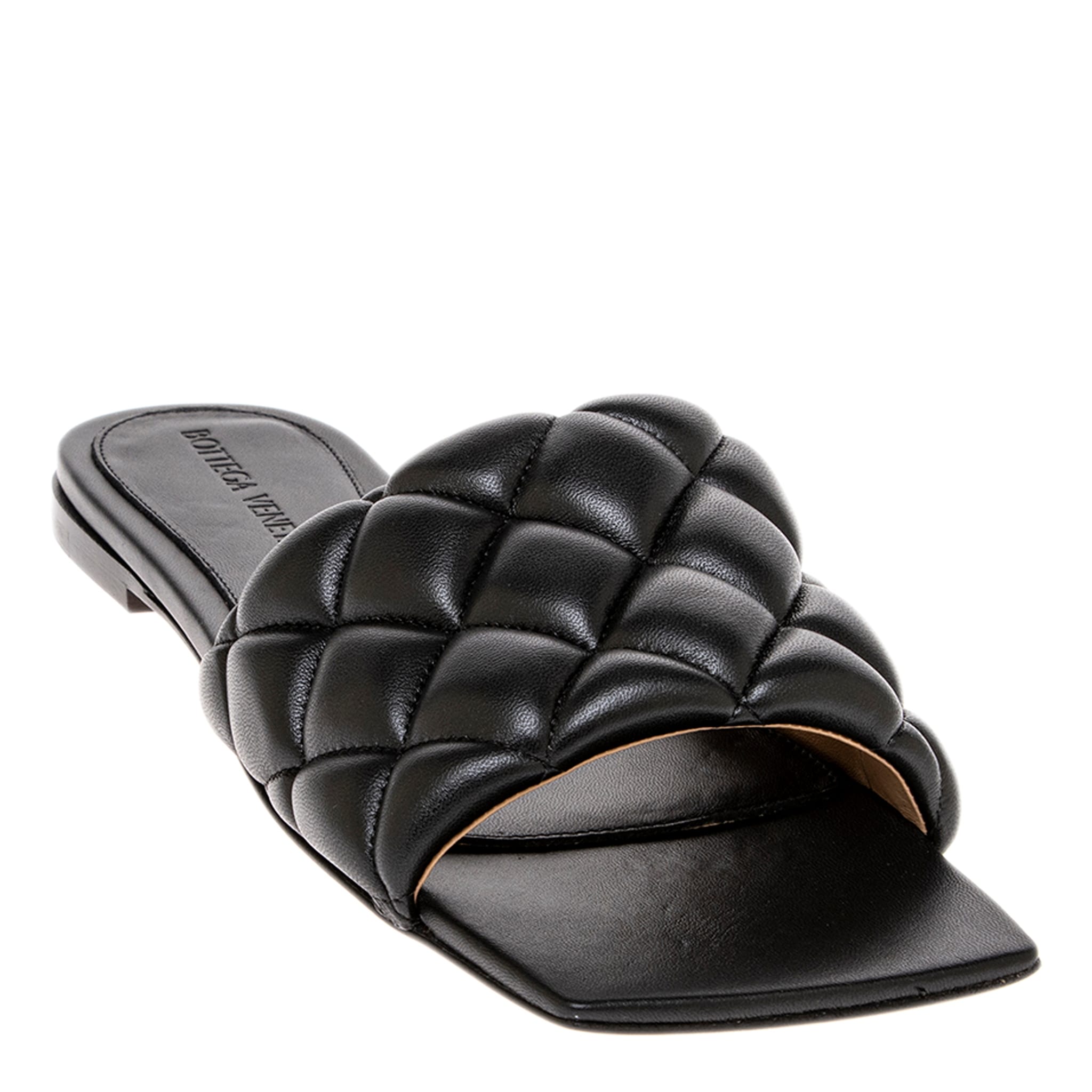Bottega Veneta Padded Quilted Leather Sandals