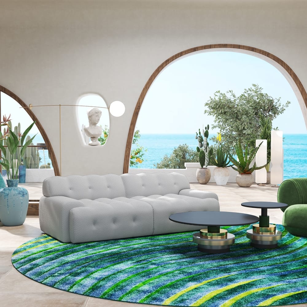 86.6'' Modern Comfy Couch 3 Seater