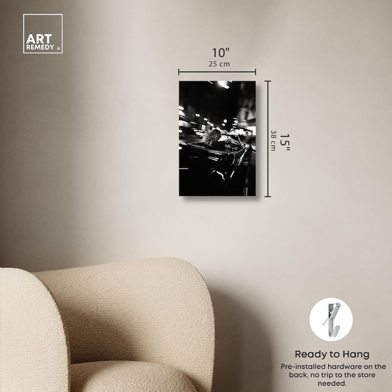 Night Ride Rhapsody Canvas by Art Remedy, Gallery Wrapped