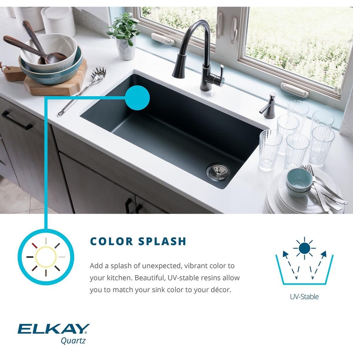 Elkay Quartz Classic 15 shops 3/4