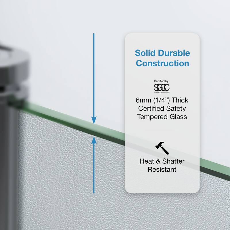 Ove Decors Breeze Shower Kit, Frosted Panels, Walls and Base