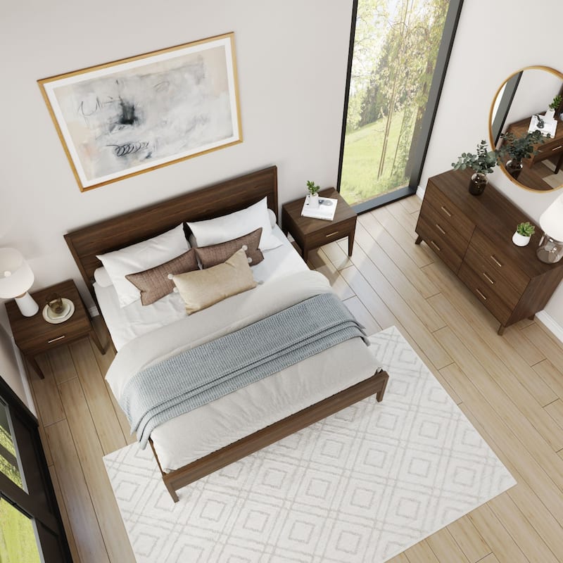 Plank and Beam King Size Bed