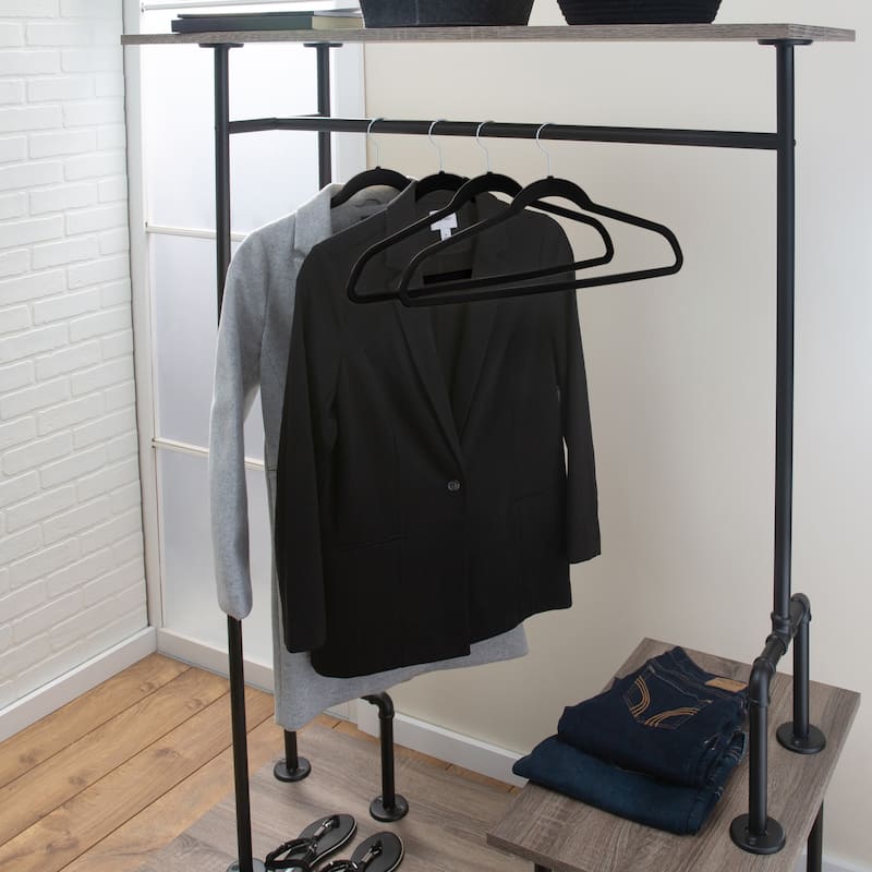 Simplify 24 Pack Extra Wide Velvet Coat Hangers - On Sale - Bed Bath ...