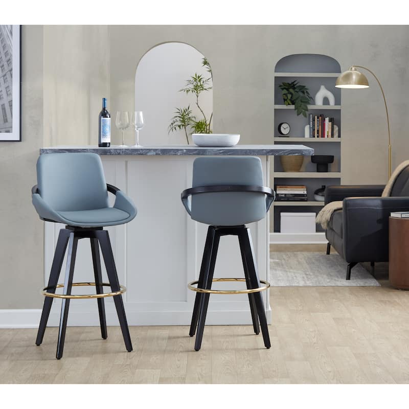 Cosmo 30" Fixed-Height Barstool - Set of 2