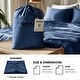 preview thumbnail 40 of 38, Deconovo Bamboo Fiber Satin Bedding Collection Duvet Cover (1 Piece) or Sheet Set (4 Piece)
