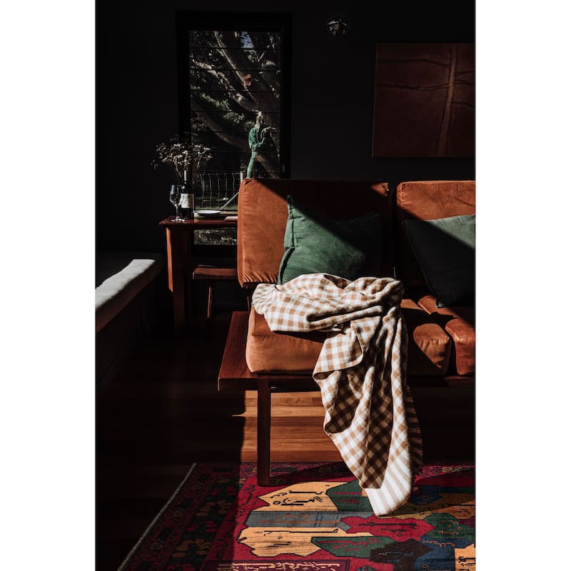 ECARPETGALLERY Hand-knotted Teimani Red Wool Rug - 3'6 x 6'3