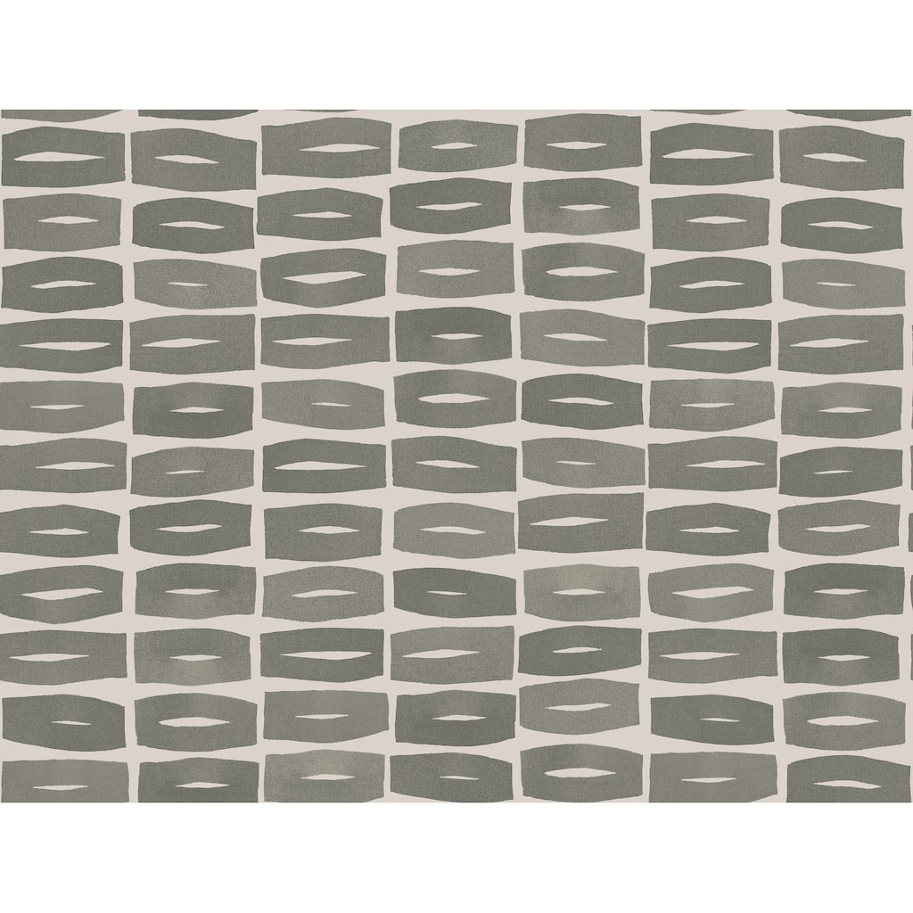 York Wallcoverings Modernist Motif Carbon Black Wallpaper