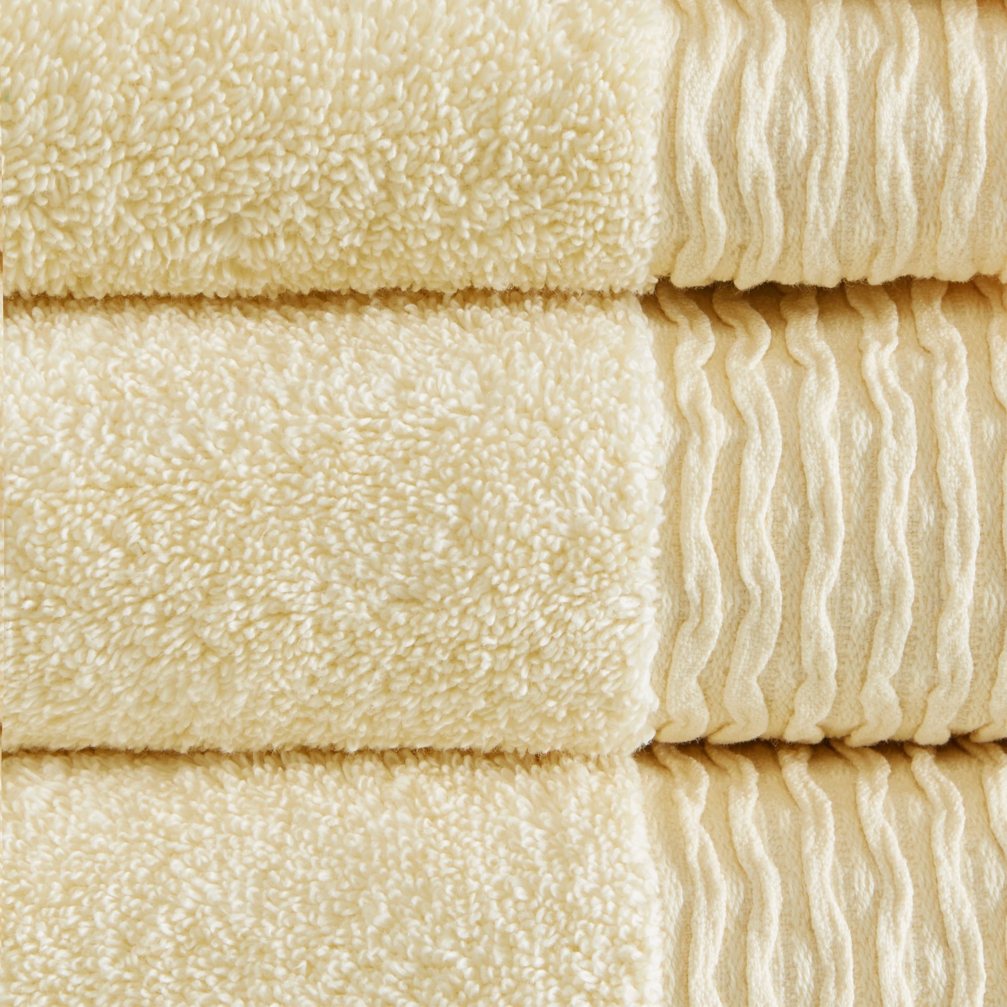 Madison Park Aer Jacquard Wavy Border Zero Twist Antimicrobial Cotton Towel  Set - Bed Bath & Beyond - 21692559