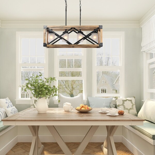 Lnc modern farmhouse chandelier top