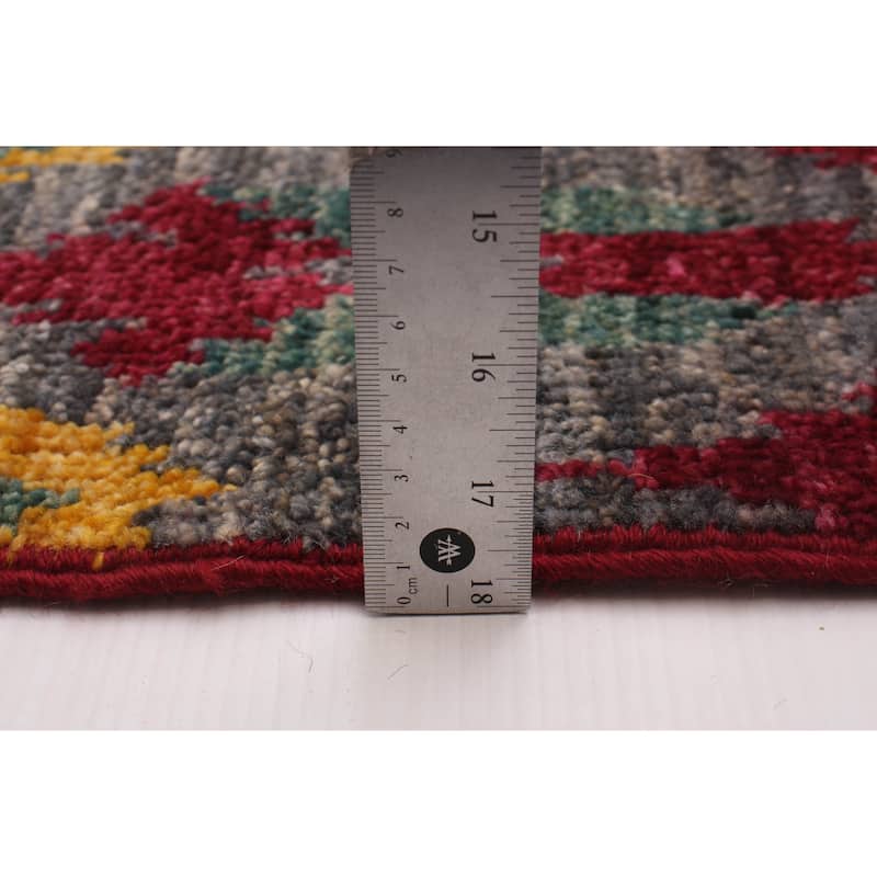 ECARPETGALLERY Hand-knotted Shalimar Burgundy Wool Rug - 9'7 x 13'7
