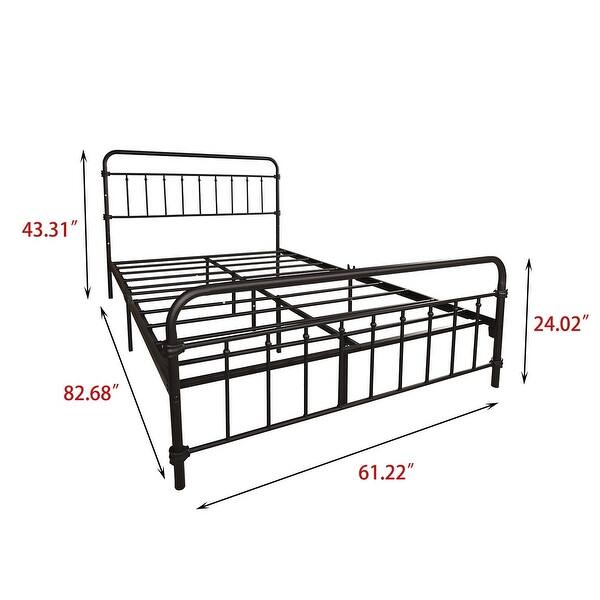 Alazyhome Classic Metal Platform Bed Frame Bed Bath & Beyond 35868567