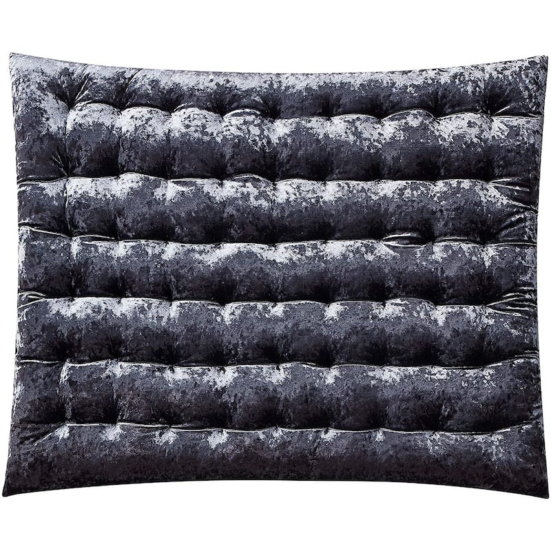 Rainha® Cushion Tufted Velvet Crush College Headboard by DormCo