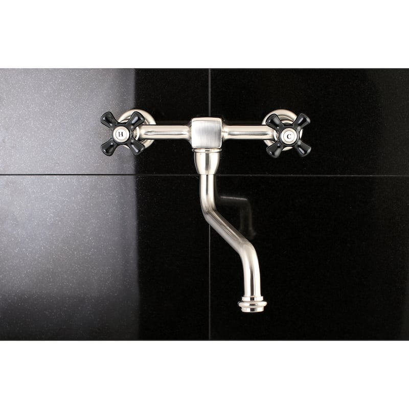 Kingston Brass Duchess 1.2 GPM Wall Mounted Bathroom Faucet - Includes