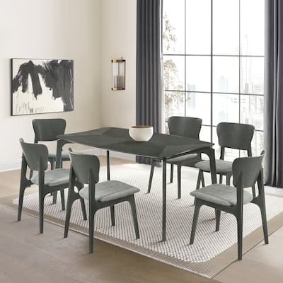 Kalia 7 Piece Wood Dining Set