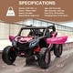 preview thumbnail 21 of 37, 24V 2 Seater Kids Ride on UTV Car w/Remote Control