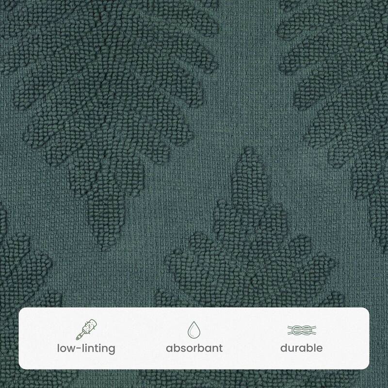 Martex Restore Fern Ogee 100% Reversible Bath Rug