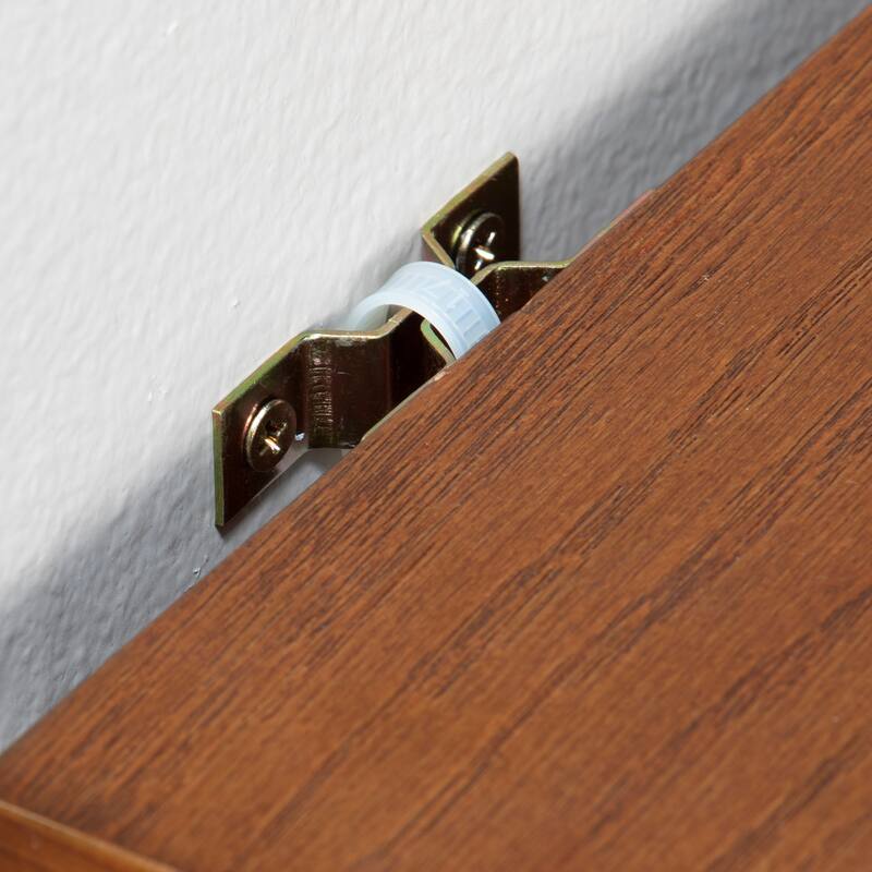 SEI Furniture Cache 6-shelf Red Oak Media Cabinet