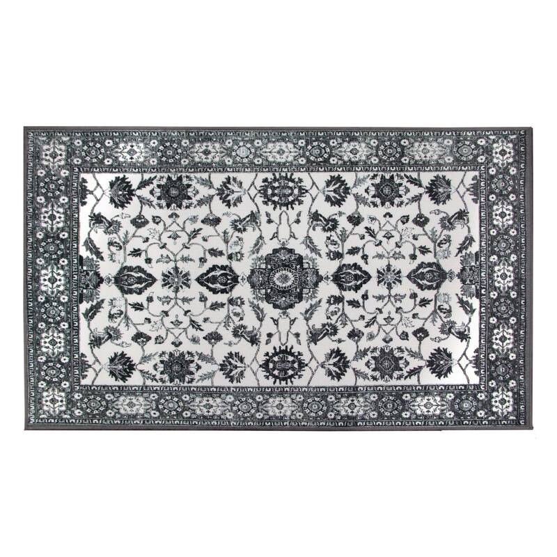 My Magic Carpet Machine Washable Medallion Accent Rug