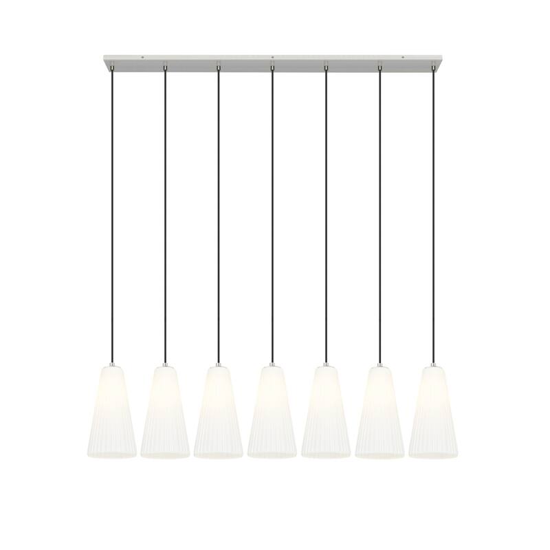 Z-Lite 3043P7-7L Farrell 7 Light 54" Wide Linear Chandelier