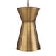 preview thumbnail 4 of 9, Uttermost Crocker Brass 1 Light Mini Pendant - N/A