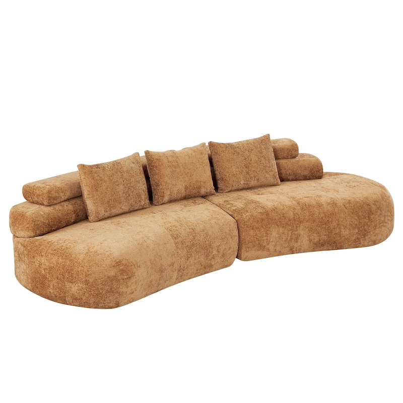 Christopher Knight Home - Compressed Modern Upholstered Modular Sectional Sofa