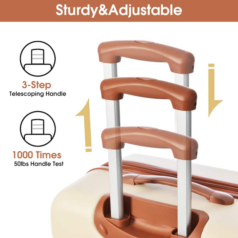 Hardshell Luggage Sets 4 pcs + Bag Spinner Suitcase with TSA Lock Lightweight-16IN 20IN 24IN 28IN Luggages