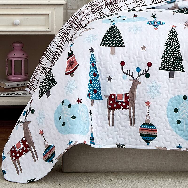 Winter Wonderland Oversized Reversable Quilt Set
