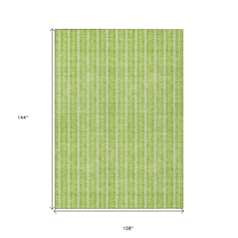 HomeRoots Striped Transitional Rectangle Outdoor Rug