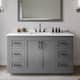 Option Dark Gray / White Quartz Top / Matte Black