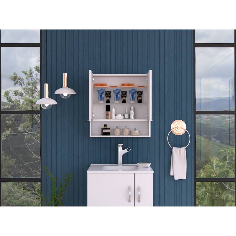 Manchester Rectangle Medicine Cabinet with Mirror