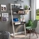 preview thumbnail 5 of 10, Tali Contemporary 2-Shelf Leaning Desk with Drawer by Furniture of America