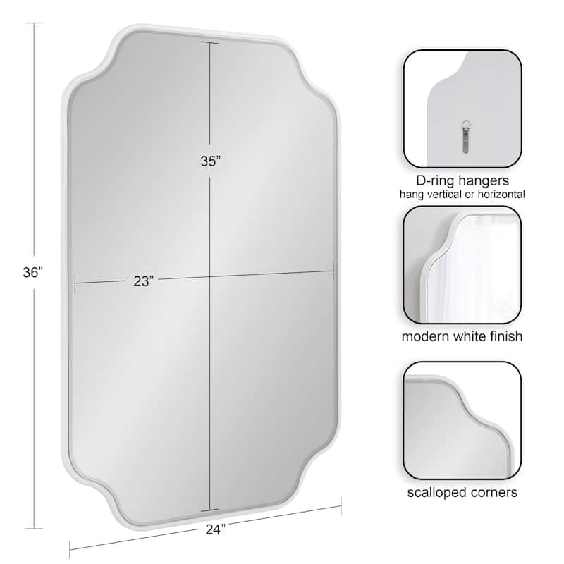 Kate and Laurel Plumley Framed Wall Mirror
