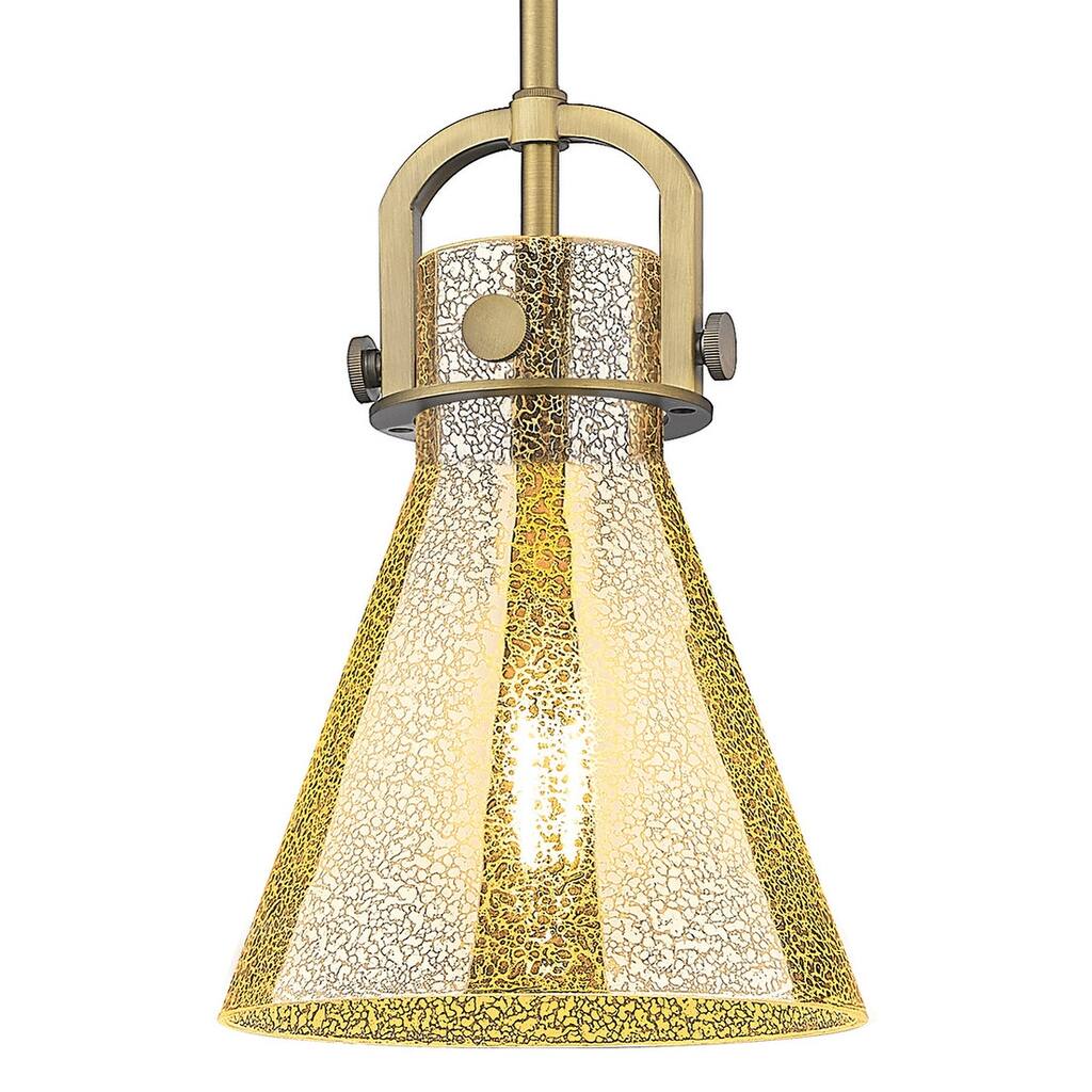 Innovations Lighting 410-1SS-G411-8ME Newton Cone 8" Wide Arched-Frame