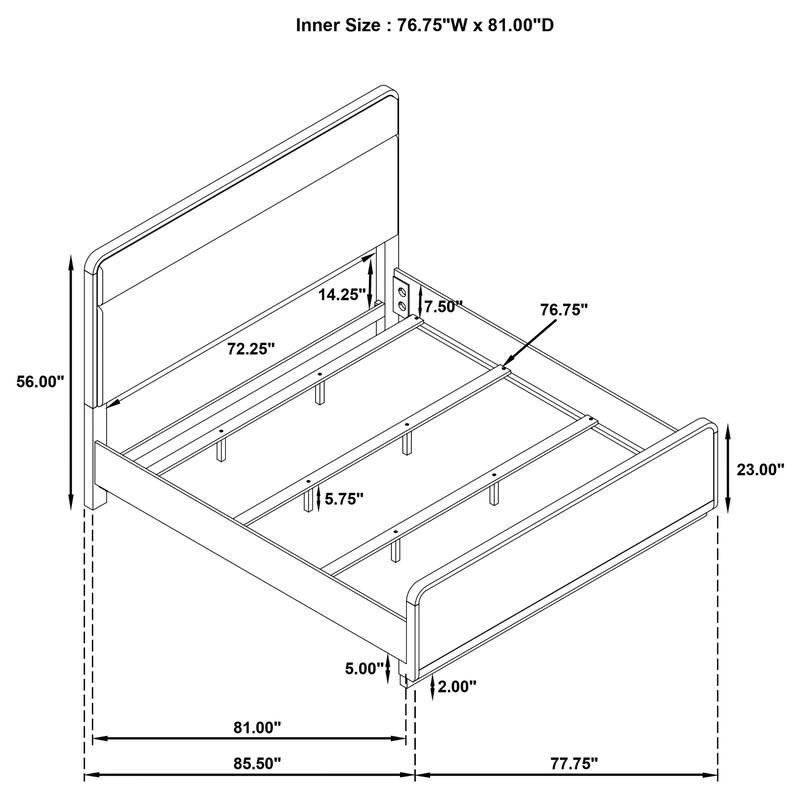 Ladera Bedroom Set Light Elm