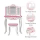 preview thumbnail 4 of 14, Teamson Kids- Fashion Giraffe Prints Gisele Play Vanity Set