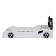 preview thumbnail 12 of 26, Race Car-shaped Platform Bed Wood Frame Bed with LED Lighting Strip