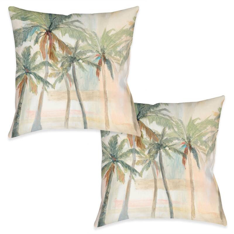 Laural Home The Palms Beach Outdoor Decorative Pillow