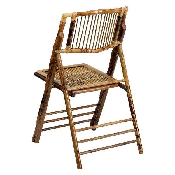 2 PK Bamboo Wood Folding Chair - Event Folding Chair