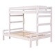 preview thumbnail 6 of 16, Twin over Full Wood Bunk Bed with Full-length Guardrail,2 Drawers and Headboard and Footboard