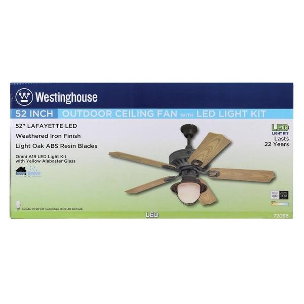 Shop Westinghouse 7209800 Lafayette Led Single Light 5 Blade Led